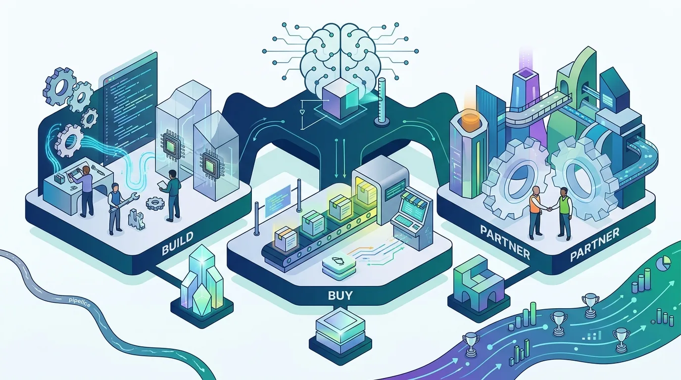 AI Marketing Tools in 2026: Build vs. Buy vs. Partner — illustrative featured image
